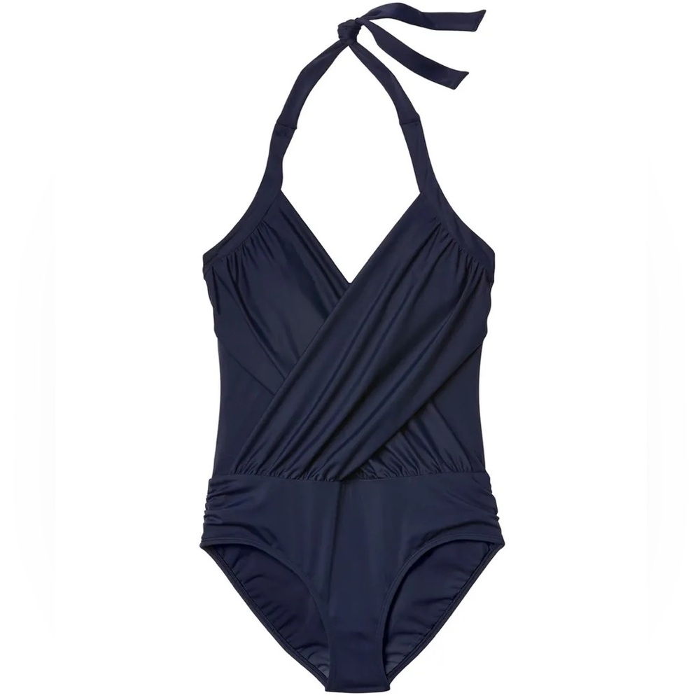 Athelta Wrap One Piece, Sz 32B/C
32D/DD Dress Blue